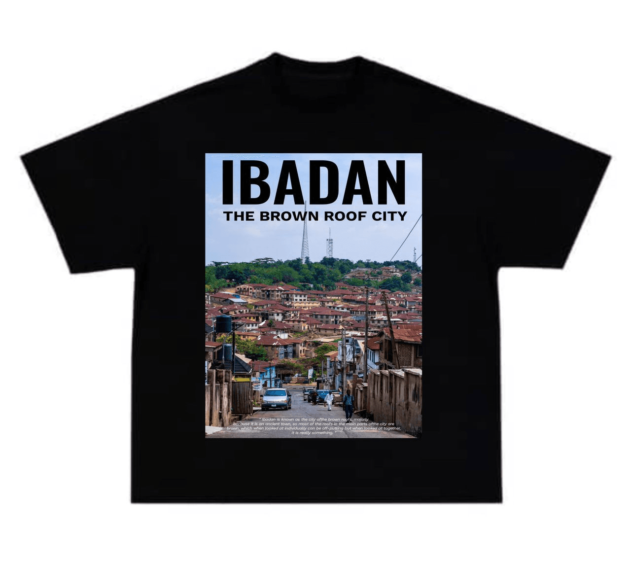 Ibadan brown roof piece product image